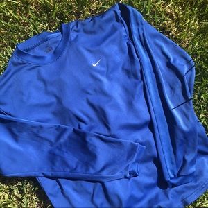 New School Nike Logo Long Sleeve